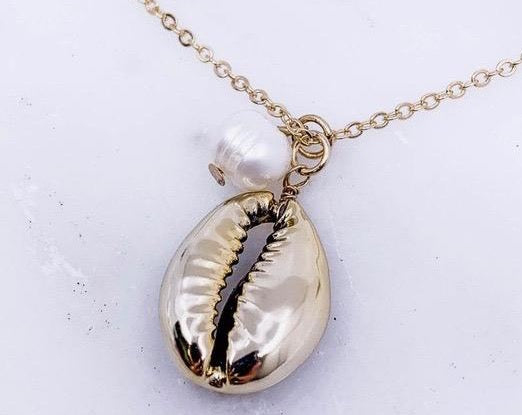 Gold Shell Necklace