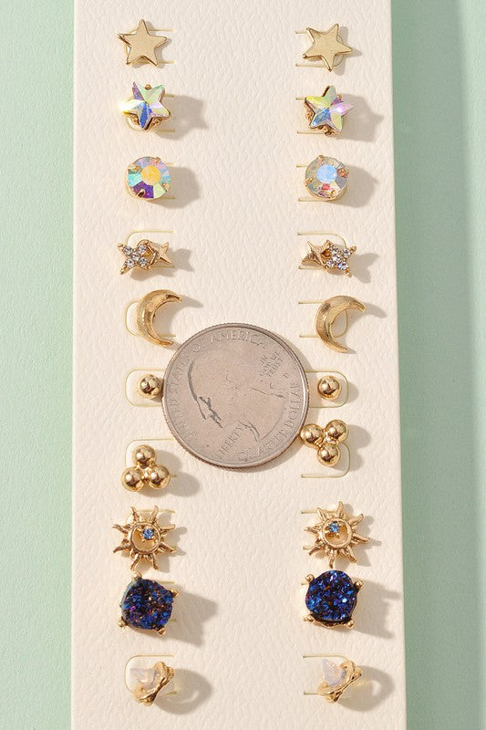 10 Piece Earring Set